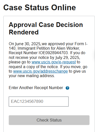 EB1A approval for senior data engineer building scalable data pipelines and enterprise analytics systems