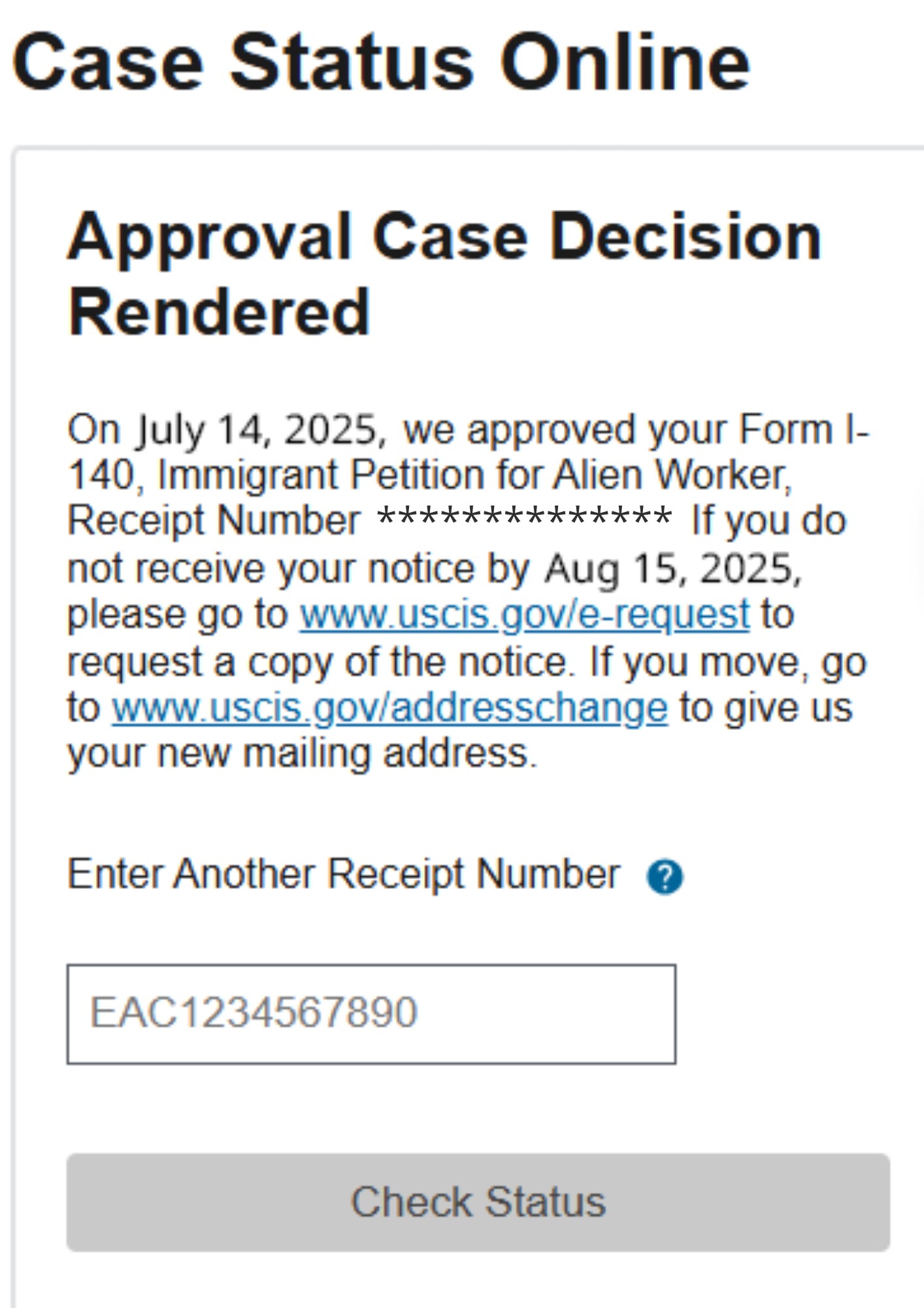 EB1A approval for SAP and cloud systems expert driving enterprise architecture and transformation