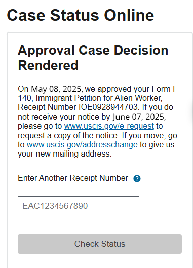 Cloud engineer EB1A approval highlighting enterprise impact and rapid 19 day approval timeline