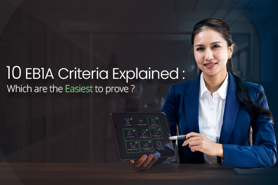 10 EB-1A visa criteria for extraordinary ability