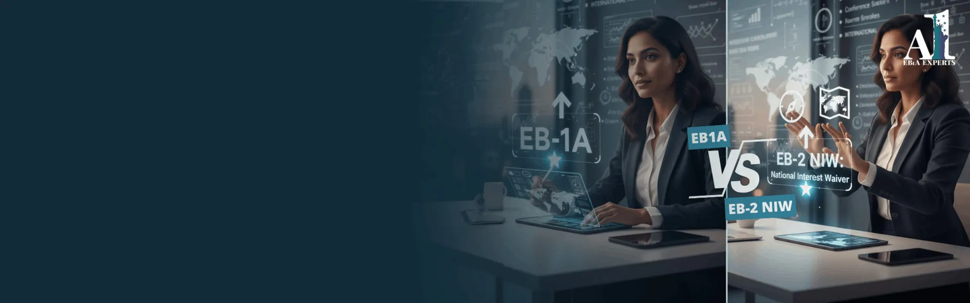 EB-1A vs EB-2 NIW 2025 comparison chart_EB1A Experts