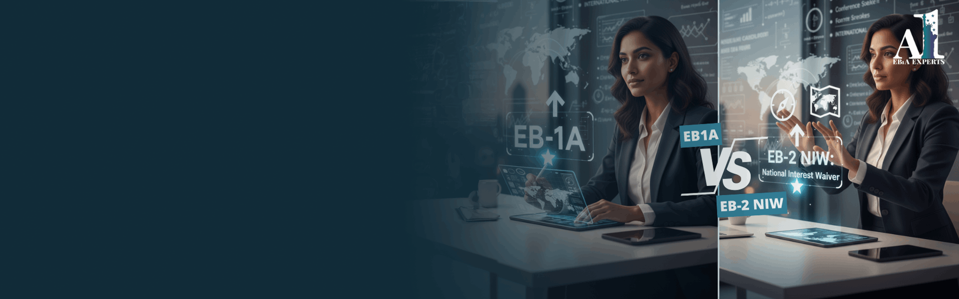 EB-1A vs EB-2 NIW 2025 comparison chart_EB1A Experts
