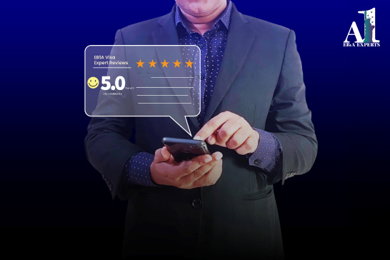 Professionals analyzing EB1A visa expert reviews to understand approval strategy