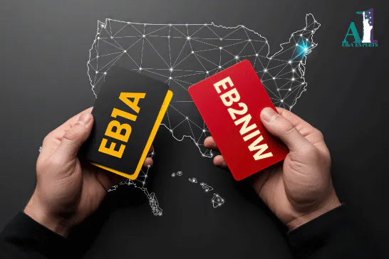 EB1A vs EB-2 NIW 2026 green card comparison showing strategy, backlog, and processing time differences