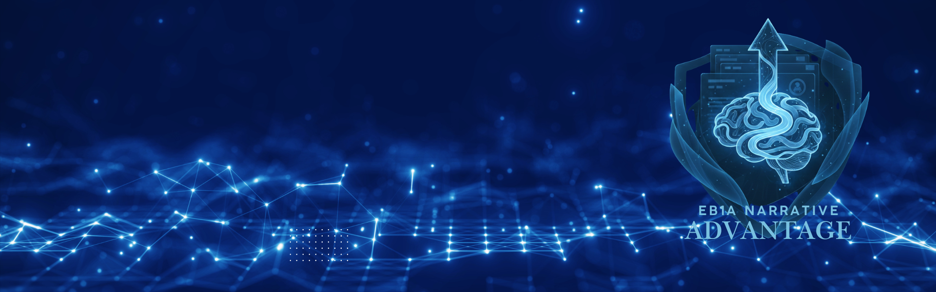 Illustration showing a USCIS officer comparing two EB1A petition files