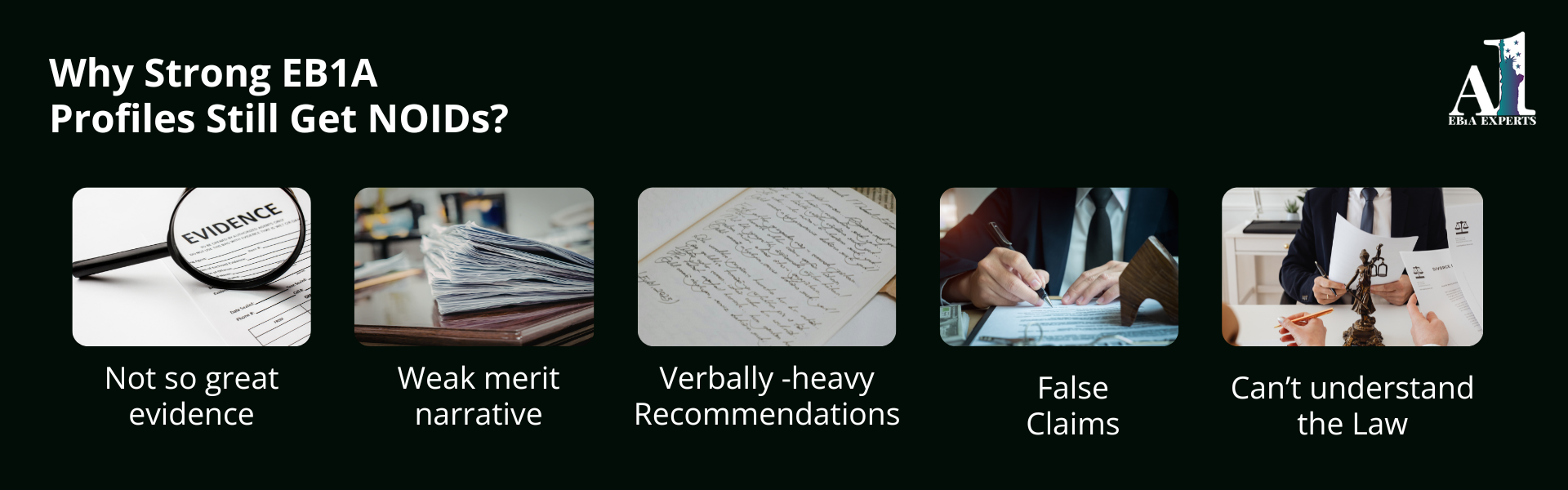 USCIS Notice of Intent to Deny (NOID) warning for EB-1A extraordinary ability visa petition