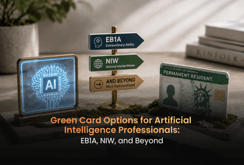 Green Card Options for Artificial Intelligence Professionals: EB1A, NIW, and Beyond