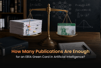 How Many Publications Are Enough for an EB1A Green Card in Artificial Intelligence?