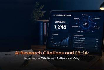 AI Research Citations and EB1A: How Many Citations Matter and Why?