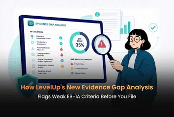 How LevelUp’s New Evidence Gap Analysis Flags Weak EB-1A Criteria Before You File?