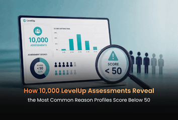 How 10,000 LevelUp Assessments Reveal the Most Common Reason Profiles Score Below 50?