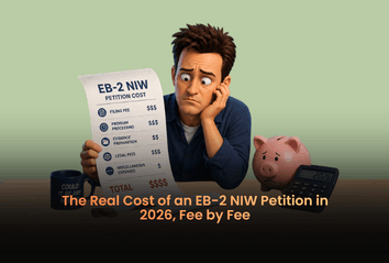 The Real Cost of an EB-2 NIW Petition in 2026, Fee by Fee.