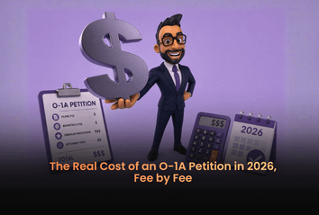 The Real Cost of an O-1A Petition in 2026, Fee by Fee