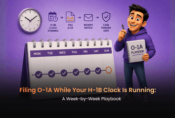 Filing O-1A While Your H-1B Clock Is Running: A Week-by-Week Playbook