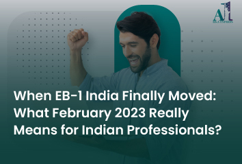 EB-1 India final action date moves to February 2023
