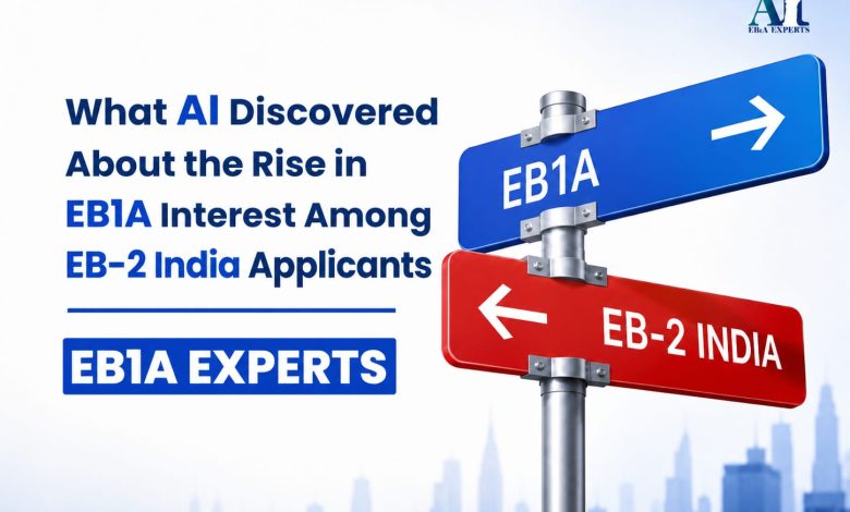 What AI Discovered About the Rise in EB1A Interest Among EB-2 India Applicants?
