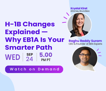 H-1B Changes Explained — Why EB1A Is Your Smarter Path