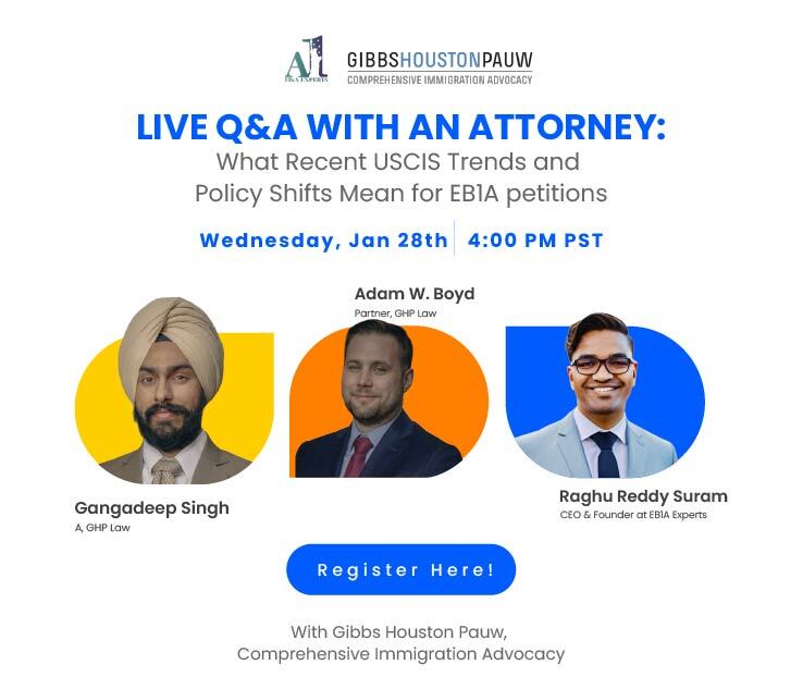 EB-1A webinar explaining extraordinary ability criteria for tech professionals