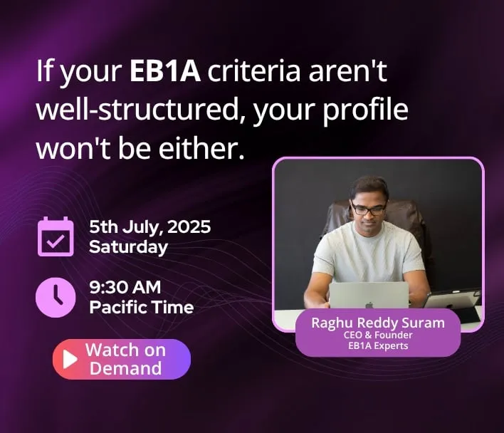 If your EB1A criteria aren't well-structured, your profile won't be either